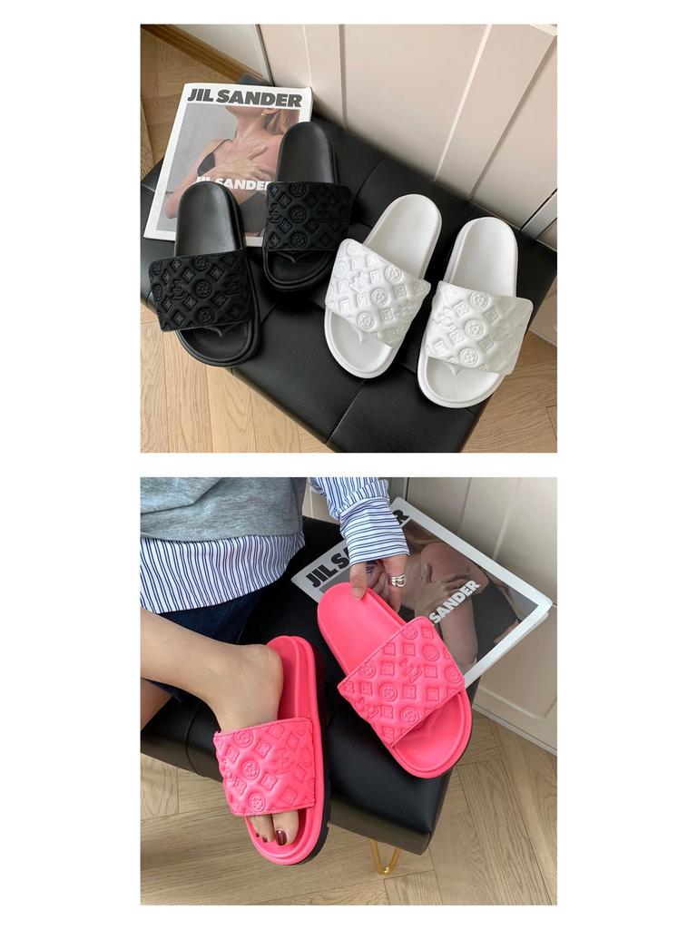 Women's 2024 Summer Velcro Platform Sandals: Thick-Soled, Soft, Non-Slip, All-Match Outdoor Niche Style