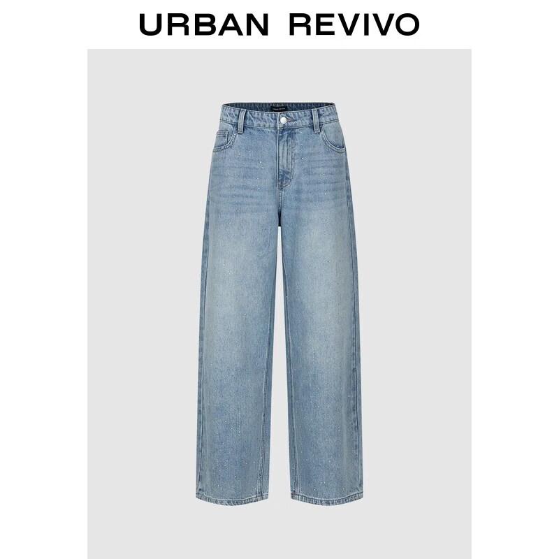 Women s Washed Embellished Denim Long Pants 27