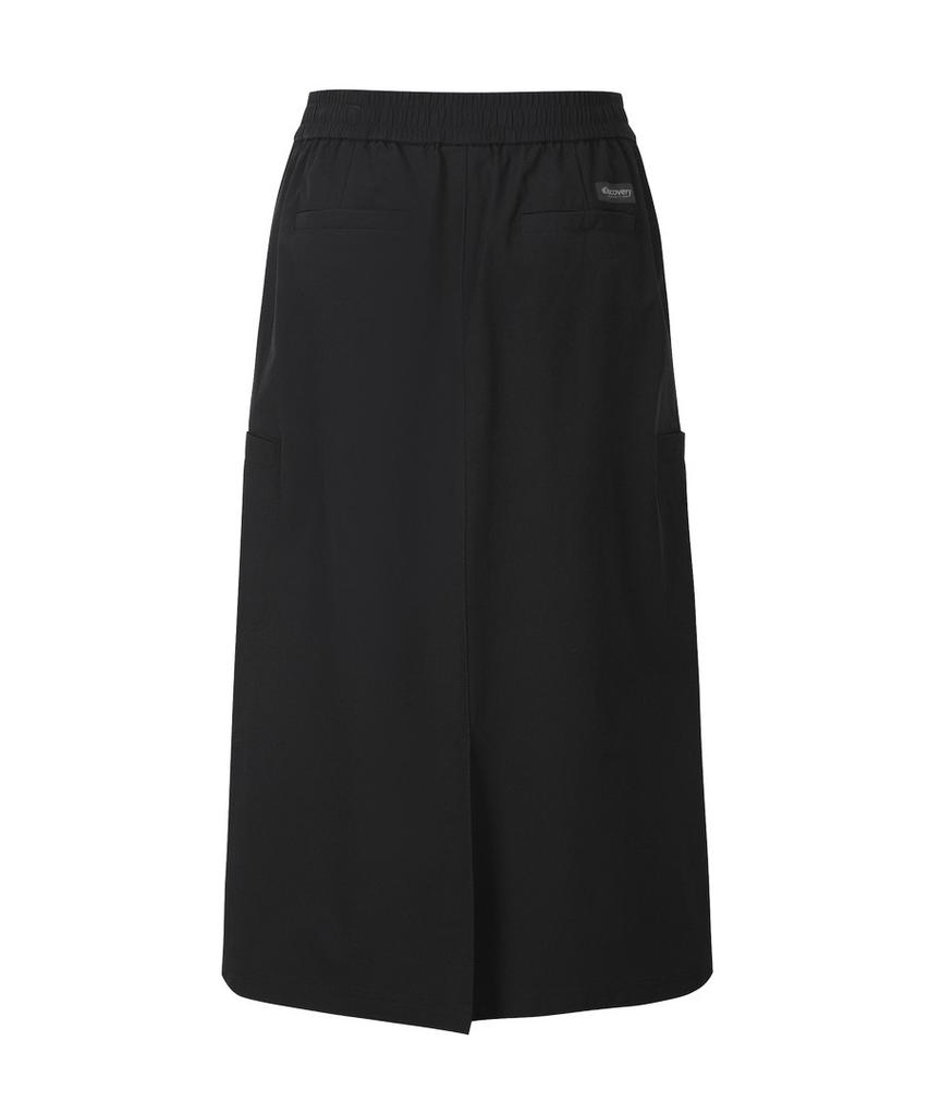 DISCOVERY EXPEDITION Women'S Stretch Woven Training Cargo Skirt (Black)