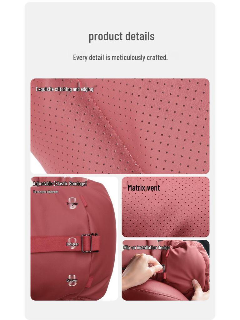 Changan CS75PLUS Gen 4 Neck and Lumbar Support Pillow - White