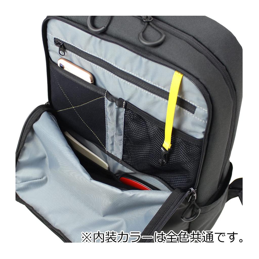 Bermas 1000 Freelancer Business Backpack (6036810), LB Pack, Polyester, Men's, Size 13, Light Gray