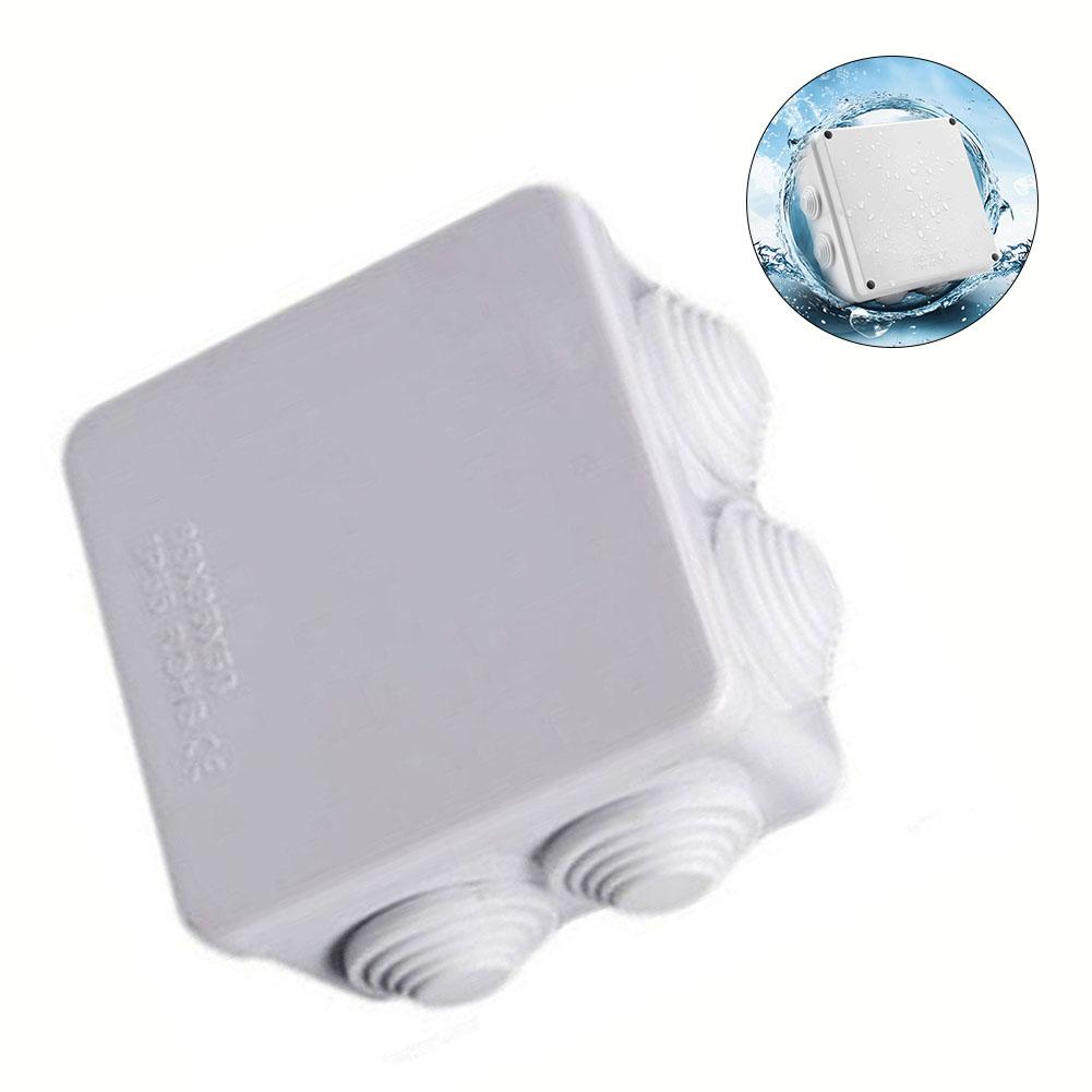 Waterproof Case Junction Box Ceiling Rose Cable Junction Box For Outdoor White 1pcs Plastic Solar Energy Accessory
