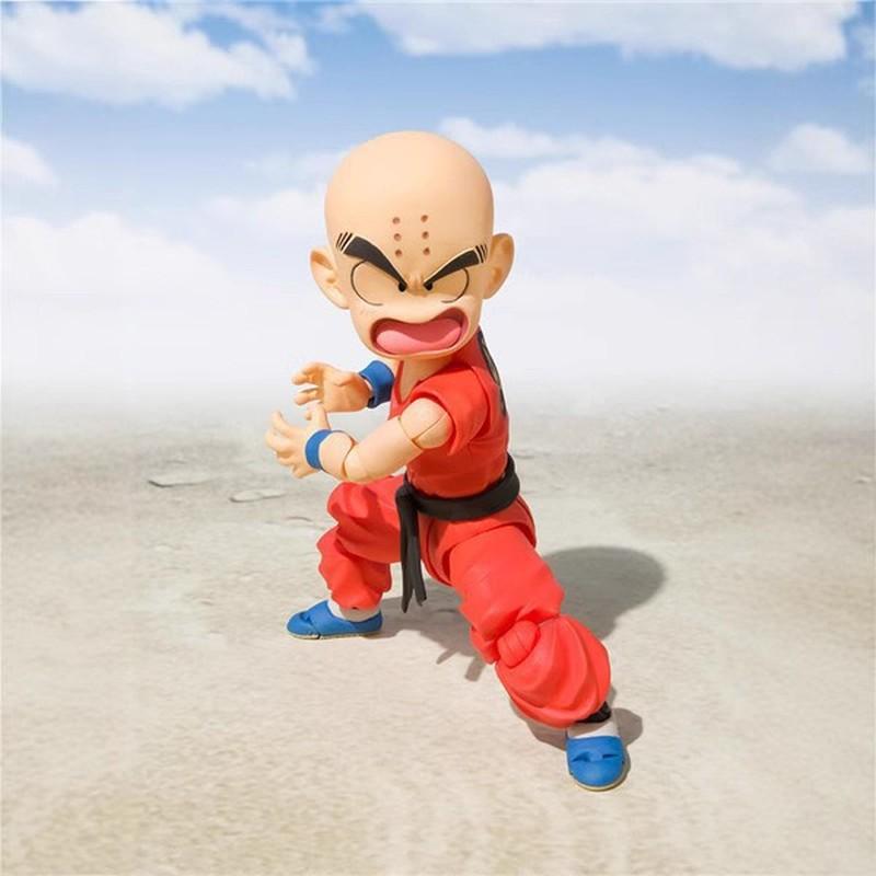 Latest Anime Peripheral Shf Childhood Krillin Articular Mobility Figurine Pvc Action Figurine Collectible Model Plaything Boxed