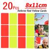 40Pcs Soccer Referee Cards Red Card and Yellow Card 8x11cm Football Referee Kit Outdoor Sports Tool Warning and Ejection Card