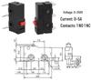 KW12 Mikro-Stativ Kippschalter, 5A/250V, KW11-3Z, Reiseendschalter