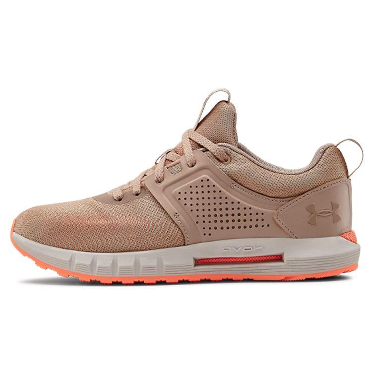Under Armour HOVR CTW Mojave Dawn PU Cushioning Low Top Casual Running Shoes Women sneaker Blush-Brown 3022512-200