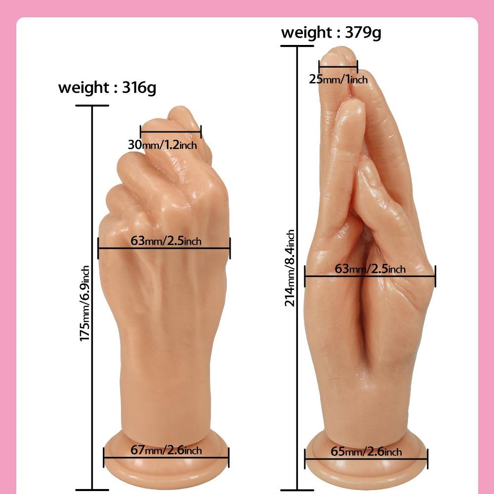 Erotische Hand Palm Faust Dildo Erwachsene Sex Spielzeug Anal Butt Plug Masturbadores Para Hombre Prostata-massagegerät für Mann Homosexuell