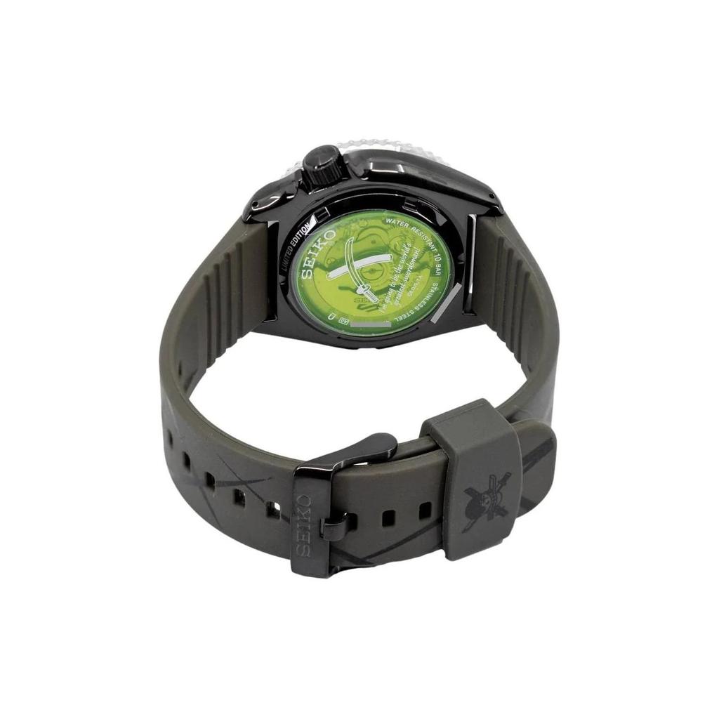 Seiko 5 One Piece Collaboration Sports Casual Waterproof Solar Diving Limited Edition Mechanical Movement Watch Unisex Watches Green SRPH67K1