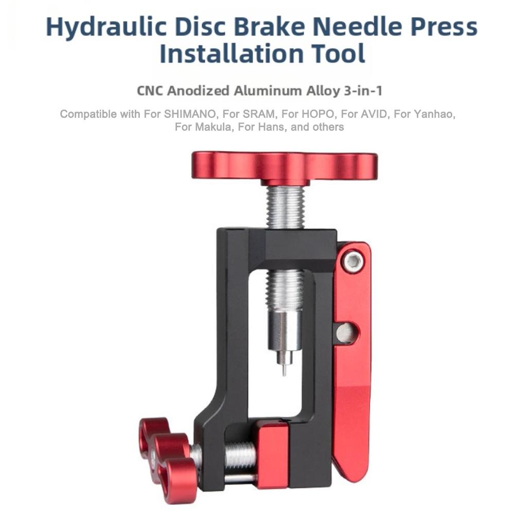 Cycle Hydraulic Hose Cutter and Needle Insertion Tool for Precision Cutting and Installation in Hydraulic Brake Systems