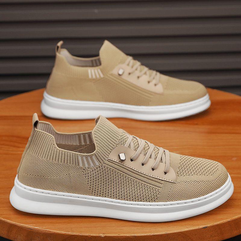 Shoes Men's Summer New Thin Breathable Deodorant Fly-woven Mesh Shoes Men's Versatile Casual Shoes Sports Mesh Shoes