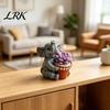 Small Planter Cute Elephant Planter, Animal Flower Pot, Weatherproof Indoor Outdoor Thickened Cactus Air Plant Holder for Home Office Desktop