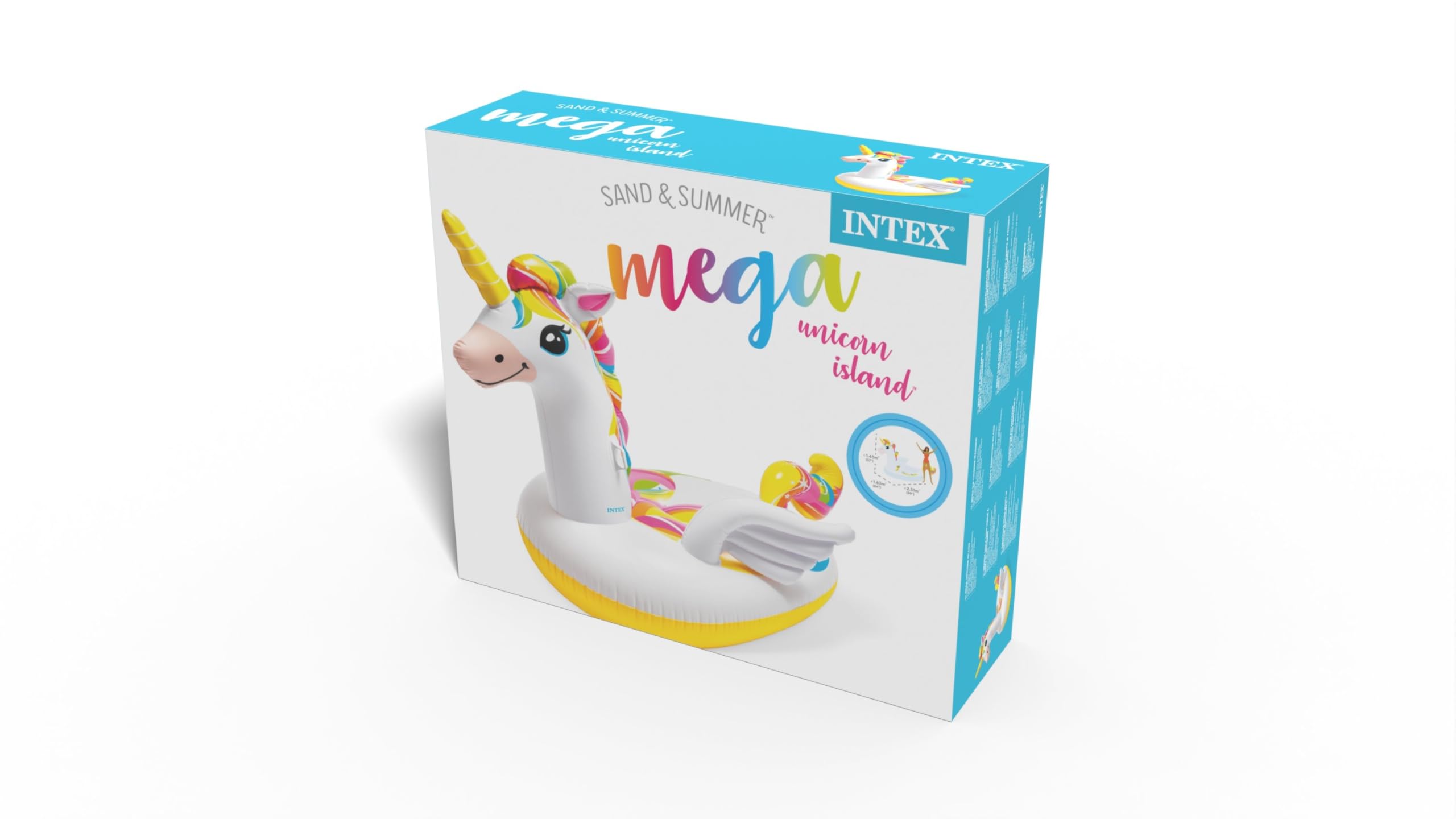 

Intex Inflatable Unicorn Island 163 x 251 x 145 cm