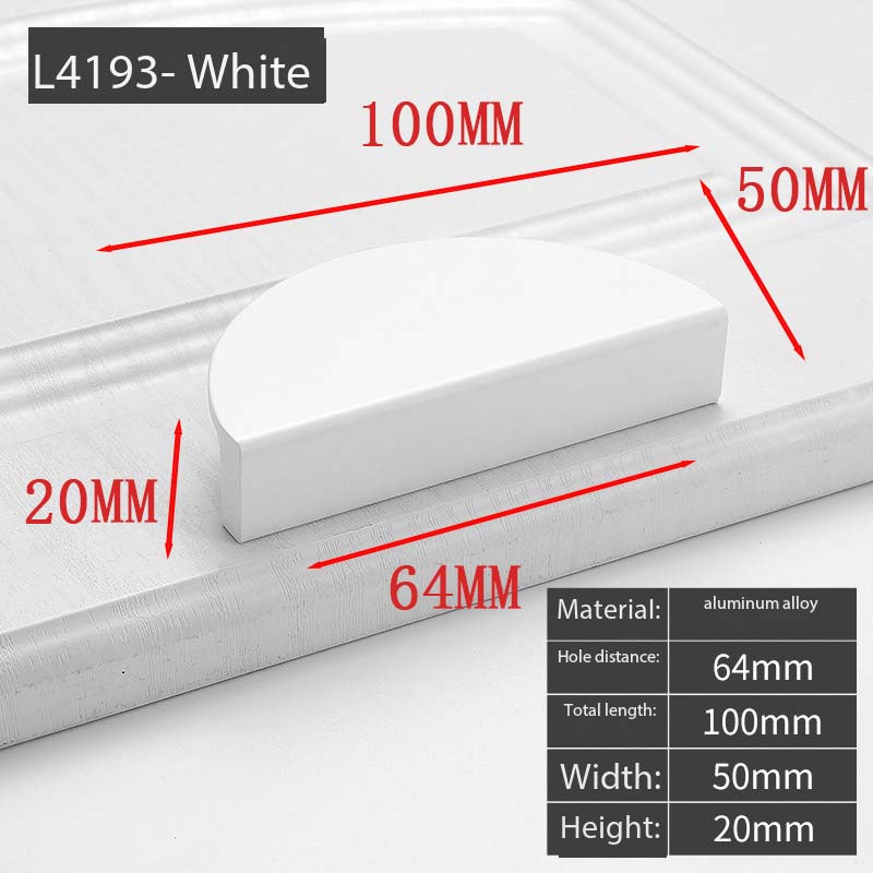Wardrobe Door Handle Extended Champagne Color Modern Minimalist Light Luxury Sliding Drawer Cabinet Door Drawer Handle Furniture