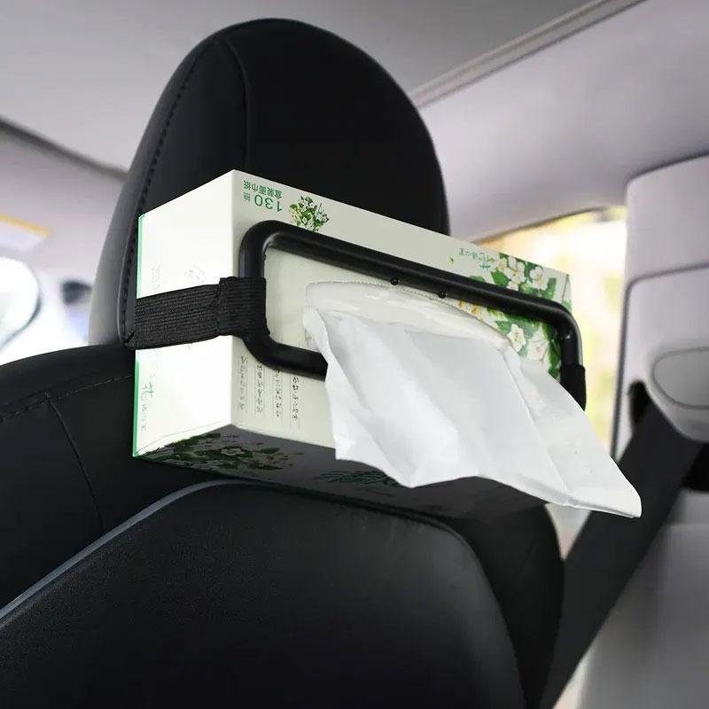 Universal Car Tissue Rack Clip For Car Sun Visor Armrest Box Seat Backrest Tissue Holder Portable Car Tidy Storage Accessories