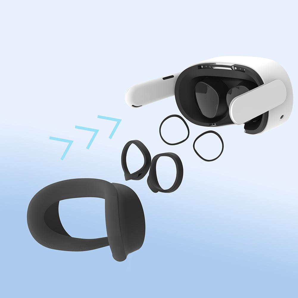 Objektivschutzabdeckung VR-Brillenrahmenabstandshalter VR-Linsenrahmenabstandshalter Linsenrahmen & Abstandshalter für Meta Quest 3S VR-Brillen