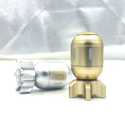 New Simulation of Small Torpedo Fingertip Gyro Metal Decompression Artifact Creative Decompression Rotating Toy