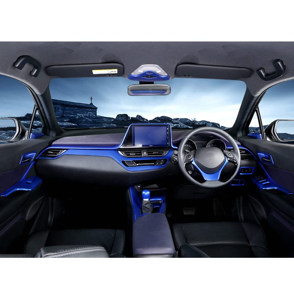 Rifoda Toyota Center Console Panel Gear Shift Panel Interior Drive Only December 2016 onwards ABS Material Blue C-HR Right-Hand ZYX10/NGX50