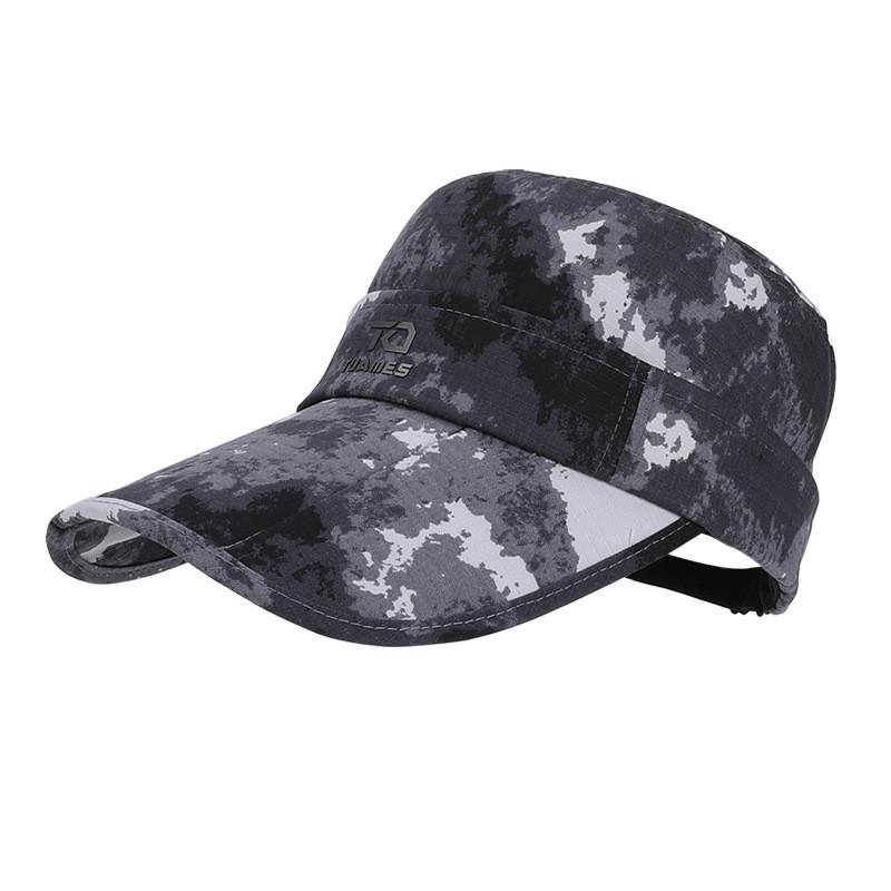 Outdoor Camouflage Baseball Cap With Large Brim Sun Protection For Fishing Hiking