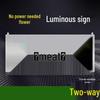 KA EN Power-Free Self-Luminous Safety Exit Sign