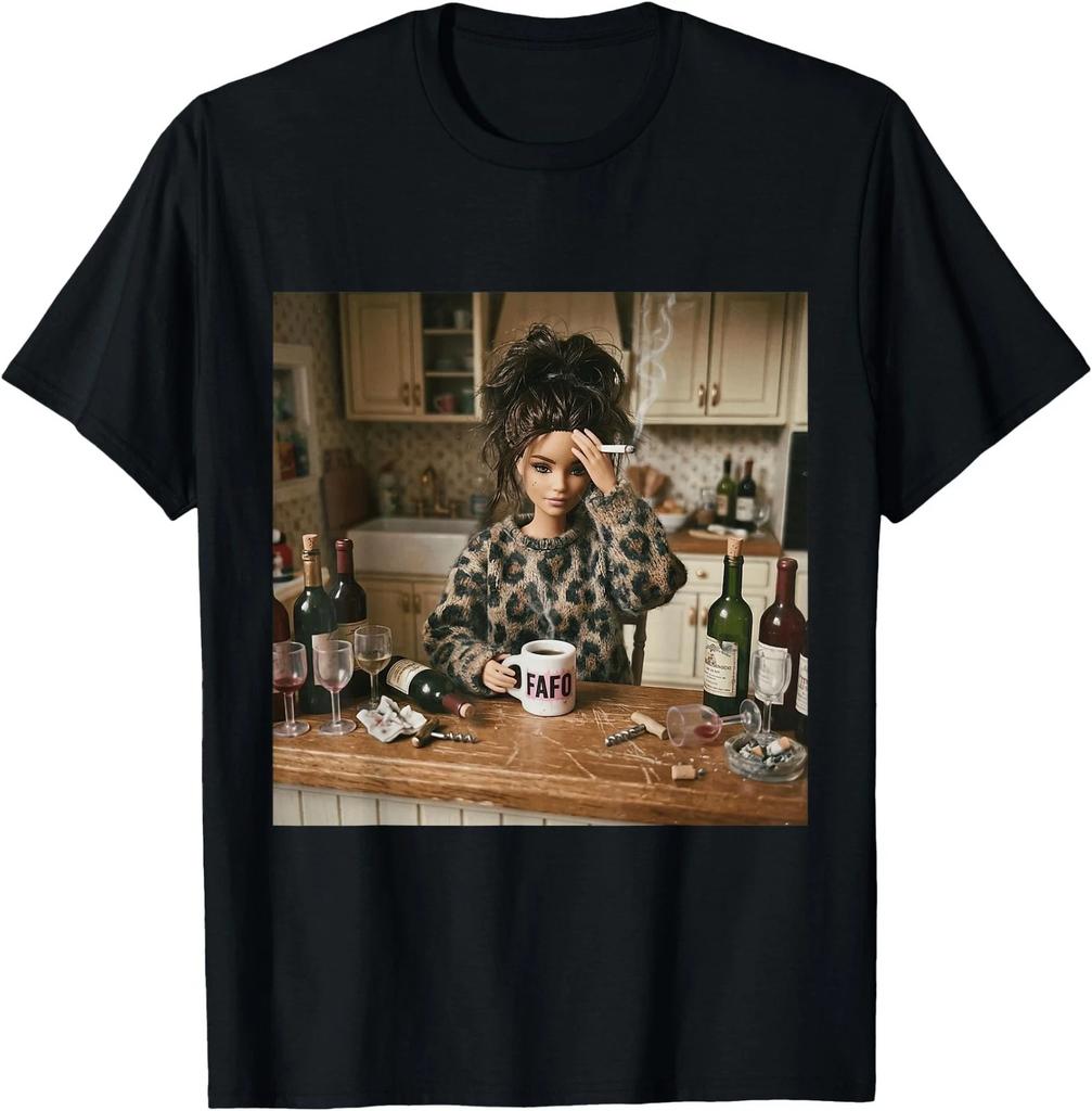 Funny Mom Disgusting Doll face Meme T-Shirt