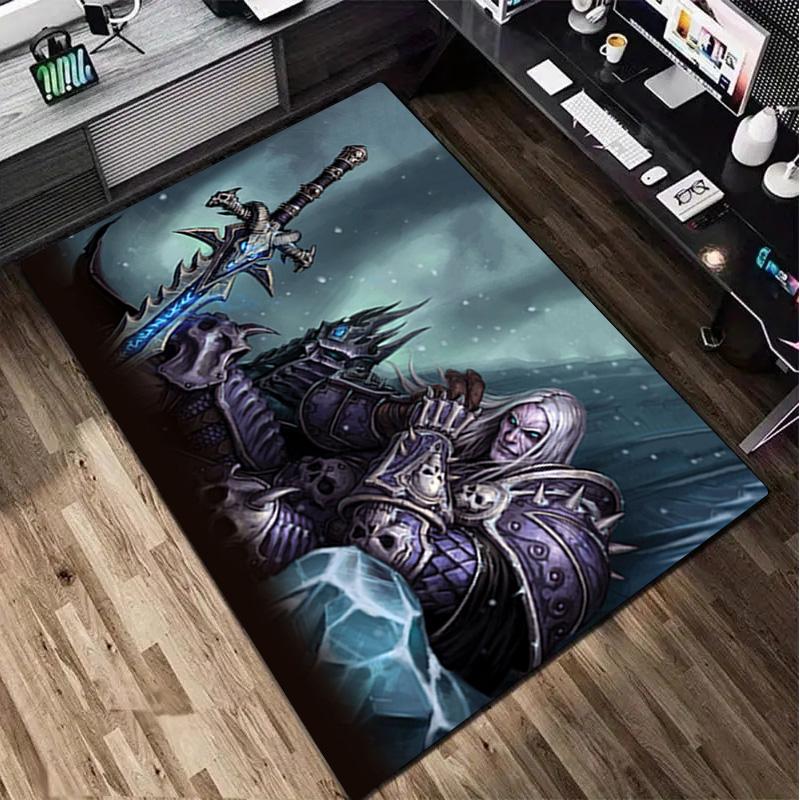 1Pc Warcraft game Rug - home decoration Carpet For Living Room Bedroom Flooring Computer Chair Area Rug