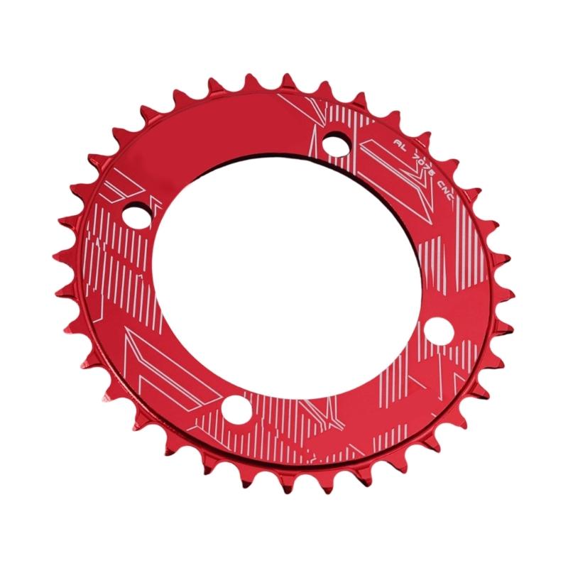 32T/34T/36T/38T 104BCD Fahrrad Rundform Narrow Wide Kettenblatt Kettenrad Fahrrad Kreis Kurbelgarnitur Einzelblatt Teile