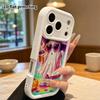 Phone Case: 2D flat, suitable for iPhone 18, 17, 16, 15, 14, 13 Pro protective cases, stylish ghost fashion, perfect Christmas and Halloween holiday g