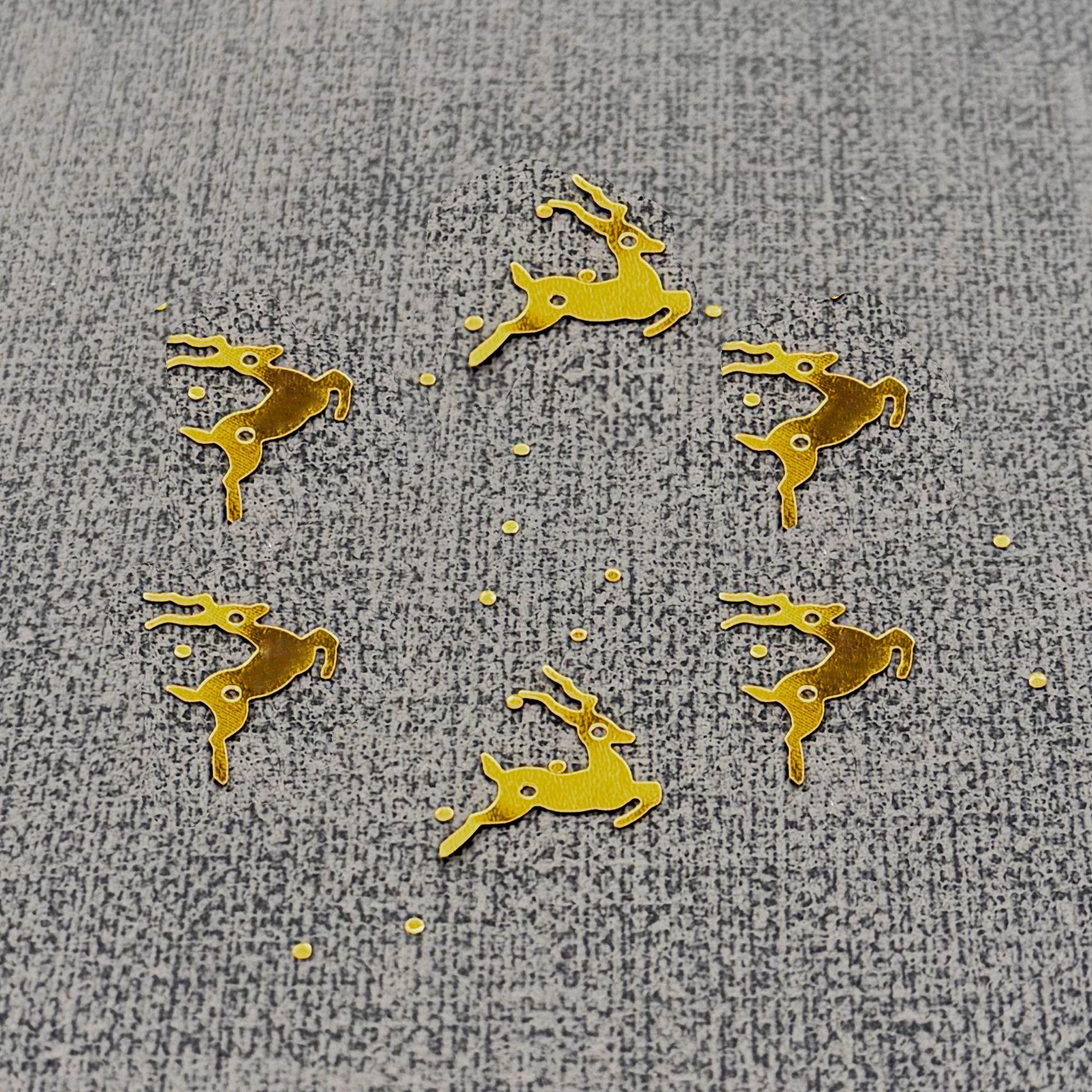 

Sequin Reindeer Pet Decoration - DIY Christmas Jewelry & Clothing Accessory 20×18MM Deer