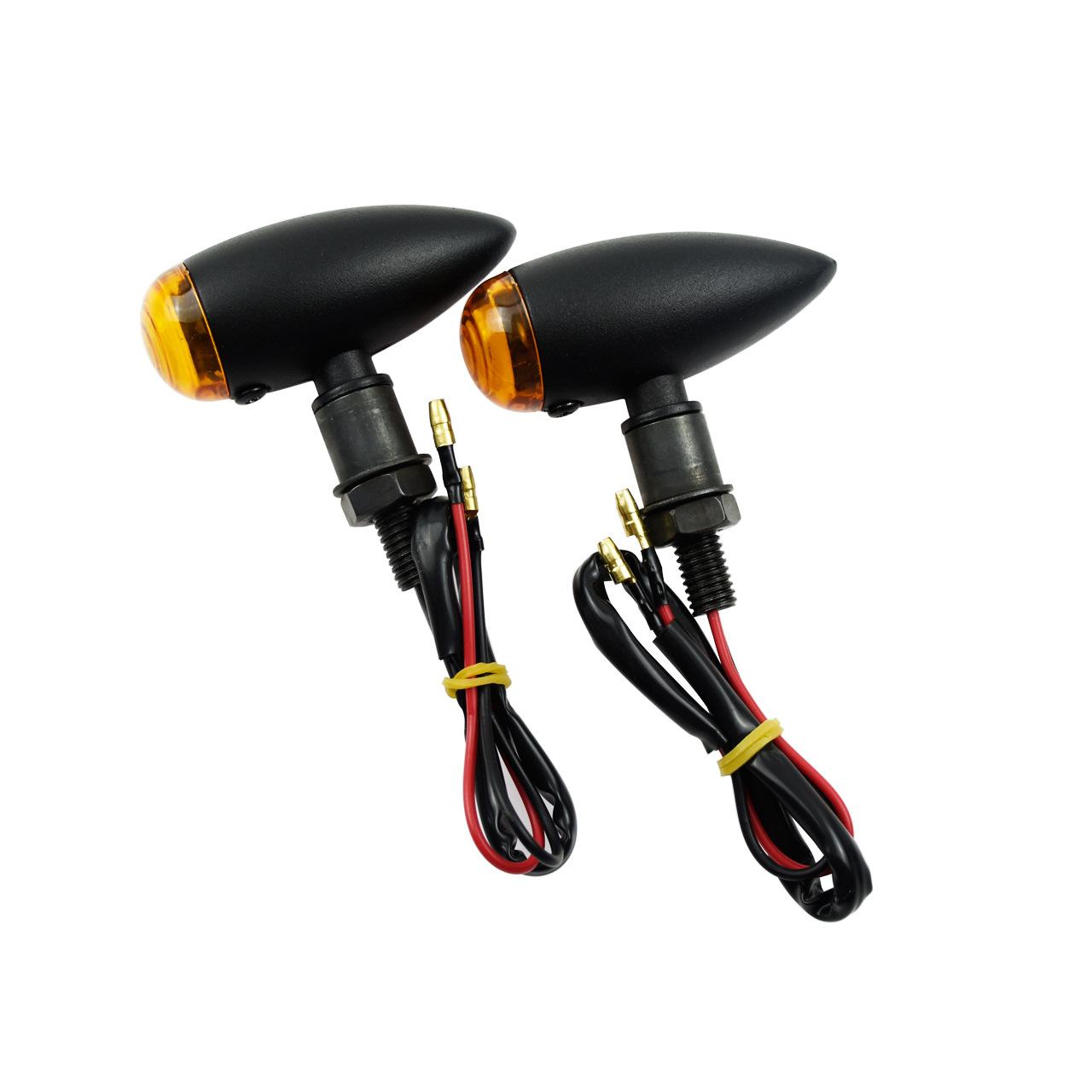 Motorcycle Turn signal Light Motorcycle Aluminum Alloy Metal Turn Signals Mini Driving Lights for Motorcycle 1