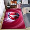 Tappeto Rosso con Design del Logo dell'Arsenal per Decorazione di Camera da Letto o Soggiorno Adatto per l'uso come antiscivolo per divani di soggiorno e camera da letto