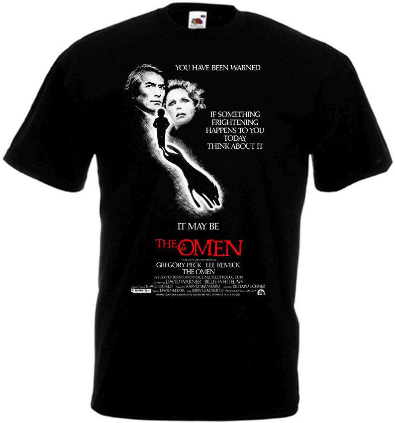 THE OMEN Movie Poster T-shirt Black all sizes XXL