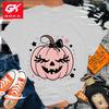 Halloween Pumpkin Printing Cotton T Shirt Fashion Clothing Unisex Short Sleeve Cool Hip Hop Tops Tees Hombre Aesthetic T Shirts