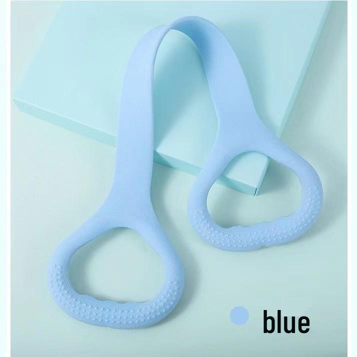 Chest Expander 8-Shaped Silicone Resistance Band for Yoga and Shoulder Massage