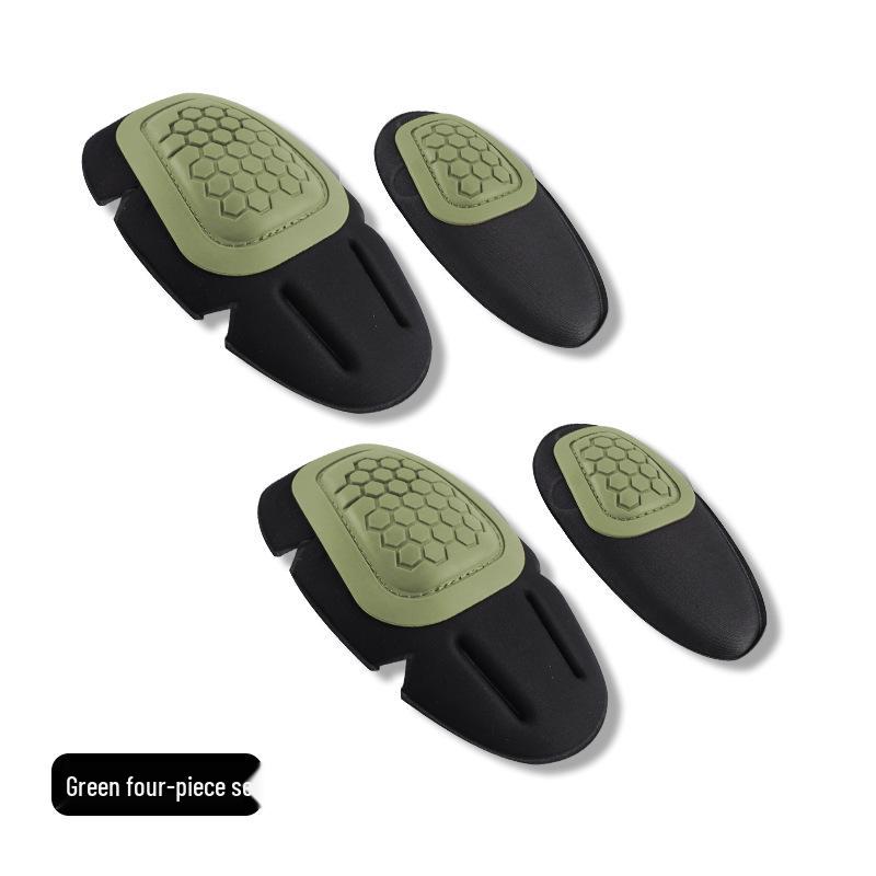 Outdoor Tactical Frog Suit: 4-Piece Set with Quick-Connect Knee & Elbow Pads for External Protection