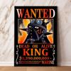 Canvas Art Wall Painting Pirate King Wanted Lu Fei Picture Poster Home Modern