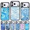 Liquid Swirl Abstract In Neutral Blue Grey Phone Case for iPhone 17 16 15 14 13 Pro Max Back Cover for 12 11 Pro Coque