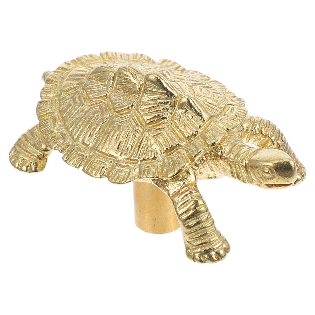 Creative Brass Turtle Door Handle Unique Animal Cabinet Knob Smooth Furniture Pull for Drawer Wardrobe Decorative Home