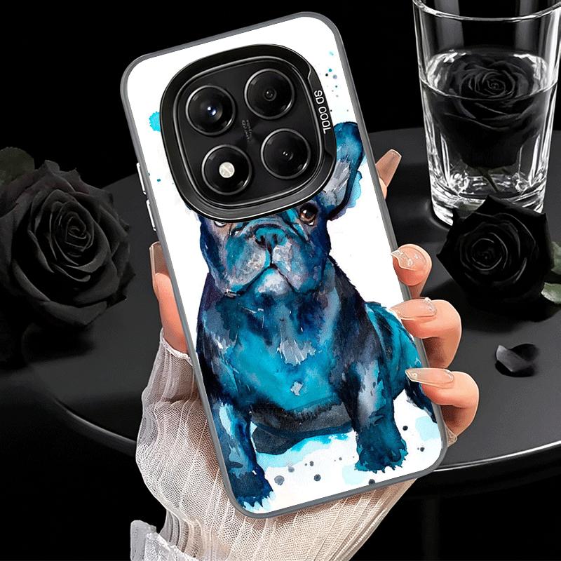 French Bulldog Dog Pug Design Soft Phone Case for Xiaomi Redmi Note 13 14 15 Pro Plus 12S 12 11S 11 11T 10S 10 Shockproof Cover