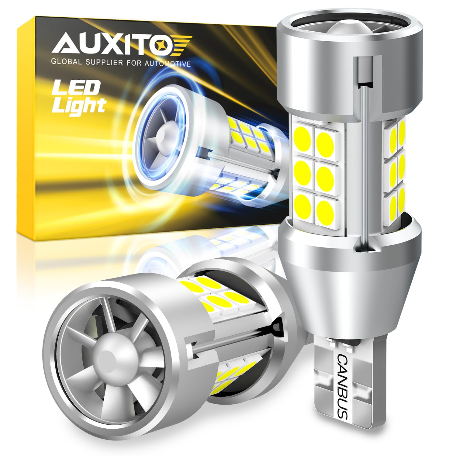

AUXITO T16 LED Задний ход в 8 раз более высокая всенаправленная подсветка с охлаждением Задний ход T16 Техосмотр автомобиля Легкий Долгий 2 2 года гарантии Лампа, 6500K,