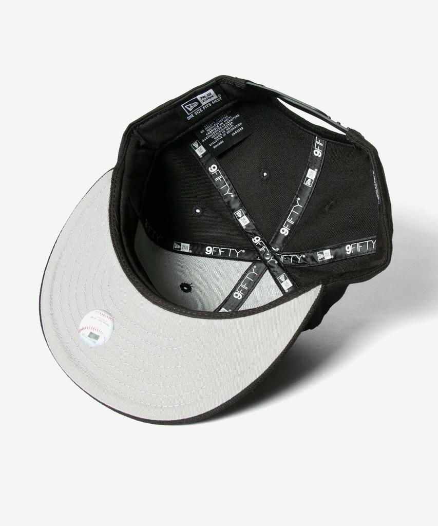 New Era 9FIFTY Los Angeles Dodgers Black Free Size Cap, & White, [Used]