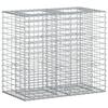 Gabion Raised Bed Silver