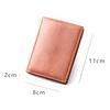 2024 Genuine Leather Card Hoider  Retro Handmade Men's and Women's Small Wallet First Layer Cowhide Business Card Holder Portable ID Bag