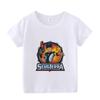 Cute Children T-shirt Cartoon Print Comfortable Casual Clothies Tops Kids