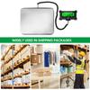 440 Lbs Electronic Postal Scale 0.05kg Precision Integrated Stainless Steel Digital Scale with LCD Backlight Display Shipping
