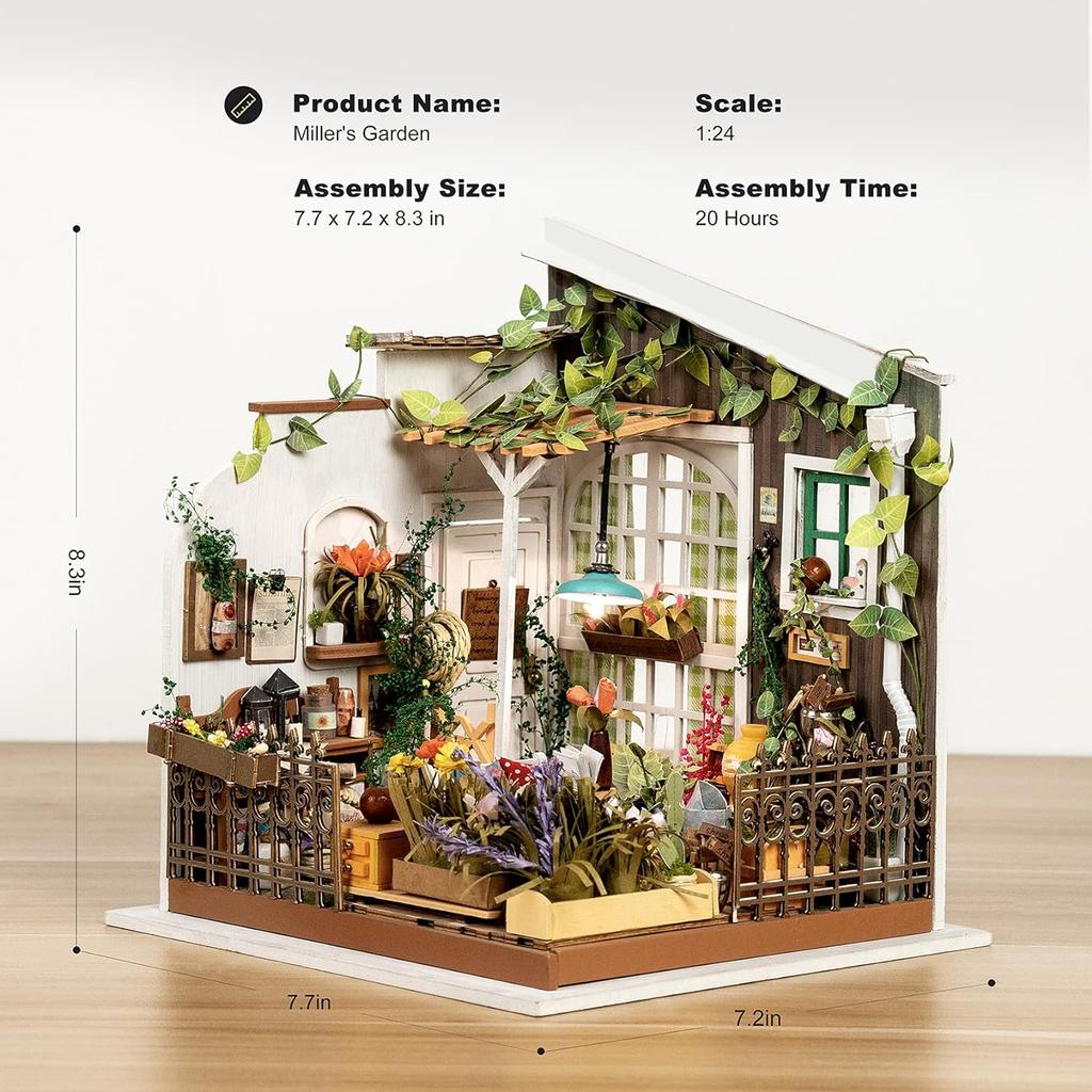 Miller's Garden (DG108) | DIY Miniature House Kit