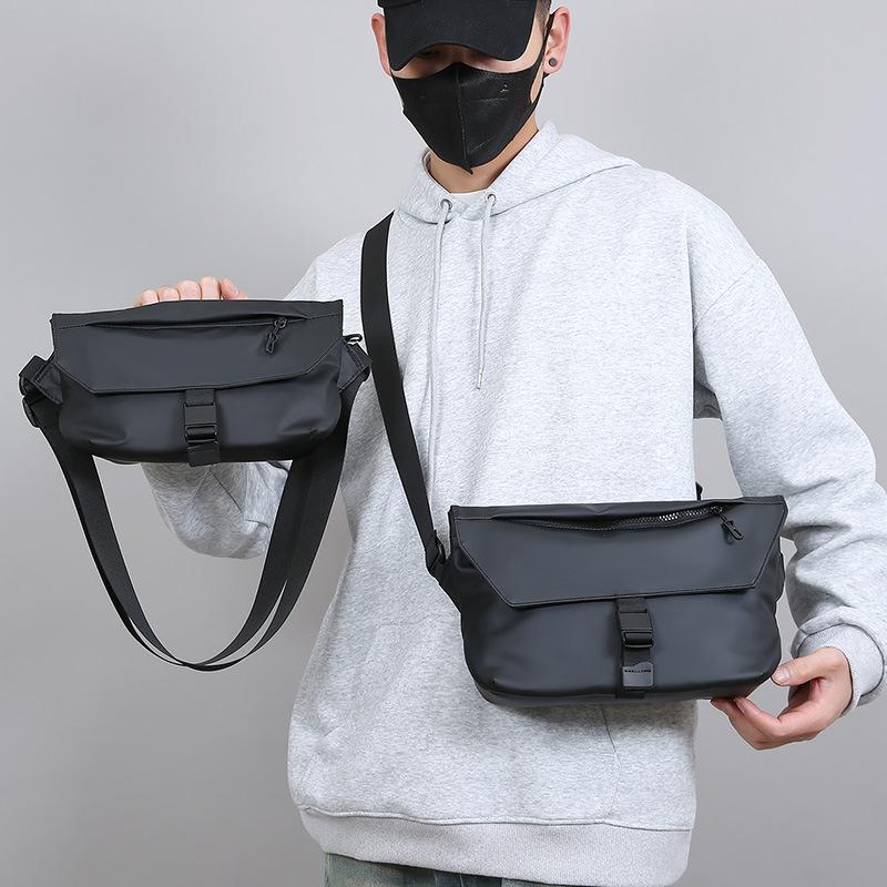 High-end Men's Crossbody Bag Business Travel Shoulder Bag Large Capacity Multi-layer Trendy and Cool Versatile Handbag