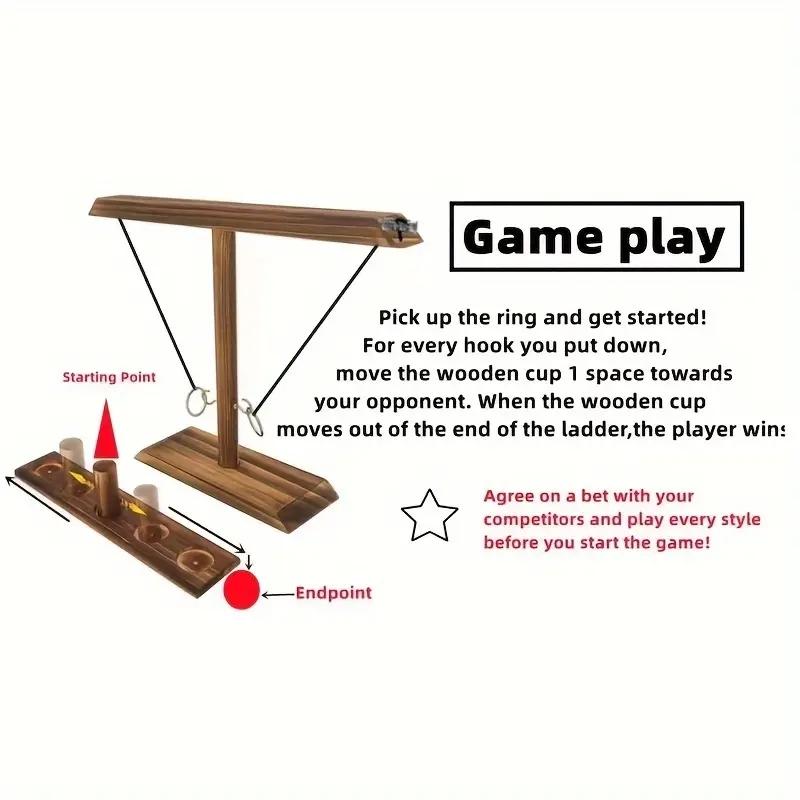 Ring Toss Game Adult Family Party Toy Fast-paced Bar Drinking Interactive Double Battle Throwing Home Board Game