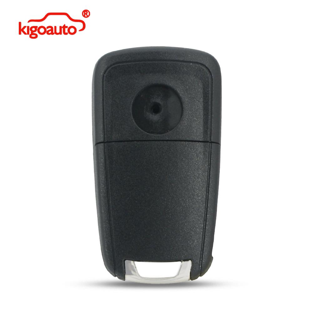 Kigoauto Afstandsbediening Sleutelhoes Shell 5 Knoppen Klapsleutel Fob Vervangende Hoes voor Buick LaCrosse GL8 Chevrolet Volt 2010-2015