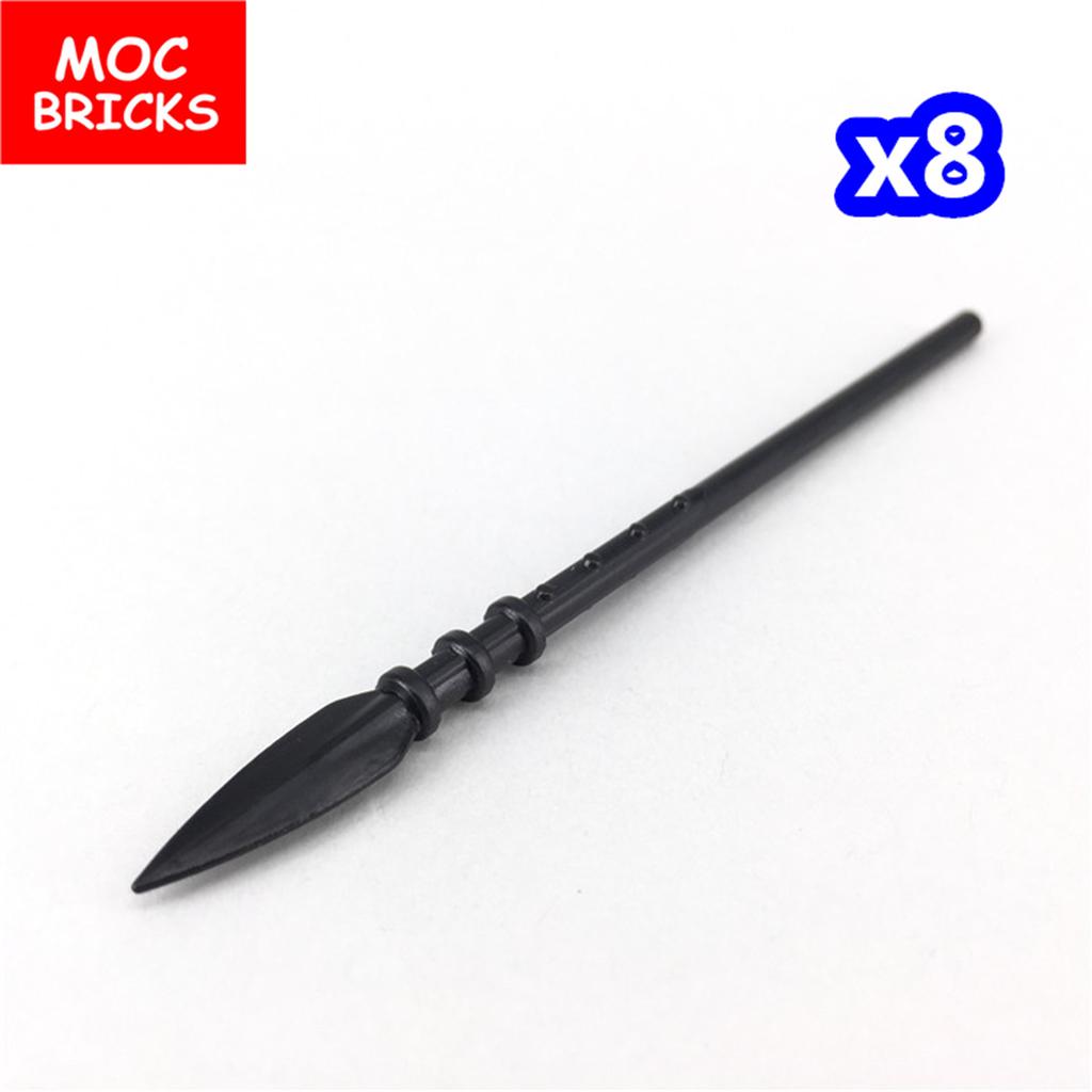 MOC Bricks Black Sword Shield Spear Halberd Helmet Medieval Knights Rome Action Figure Educational Building Block Gifts