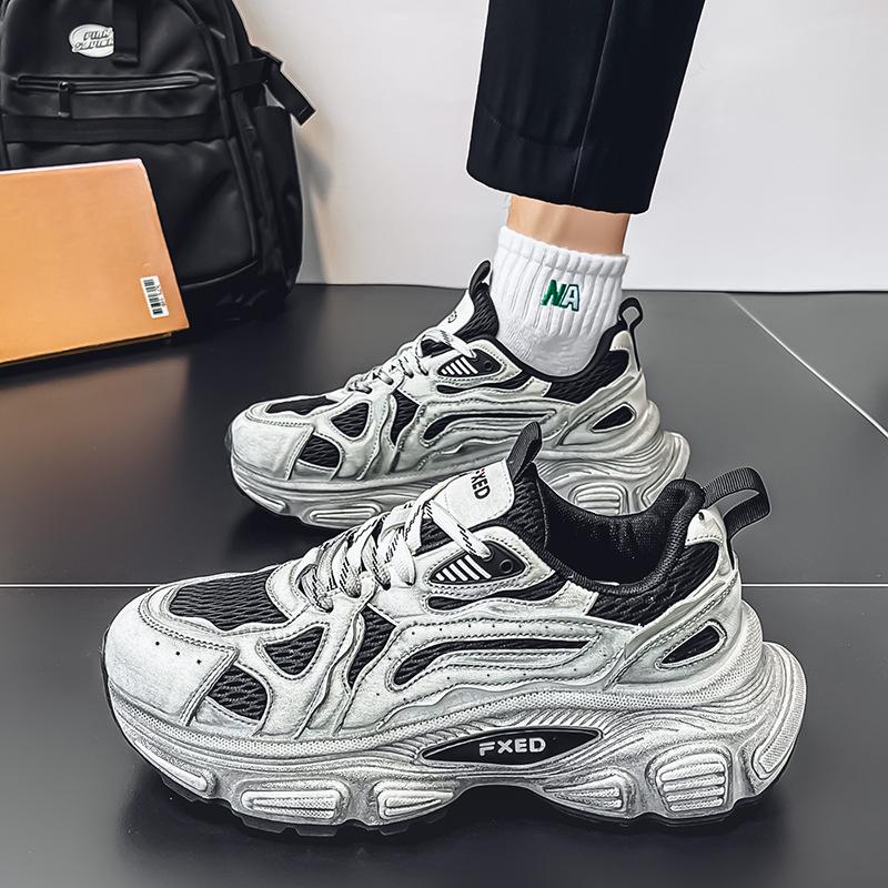 

Hong Kong style classic dad shoes men s summer mesh breathable retro trendy shoes trendy fashion old dirty shoes 39